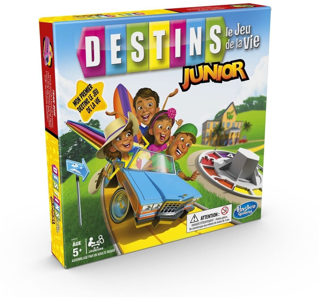 [jx4345] Jeu Destins - Hasbro Gaming - Le jeu de la vie Junior - pour enfants - à partir de 5 ans